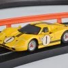 AFX 1967 Ford GT40 Mk IV #1 Sebring Yellow Mega G+ HO Slot Car