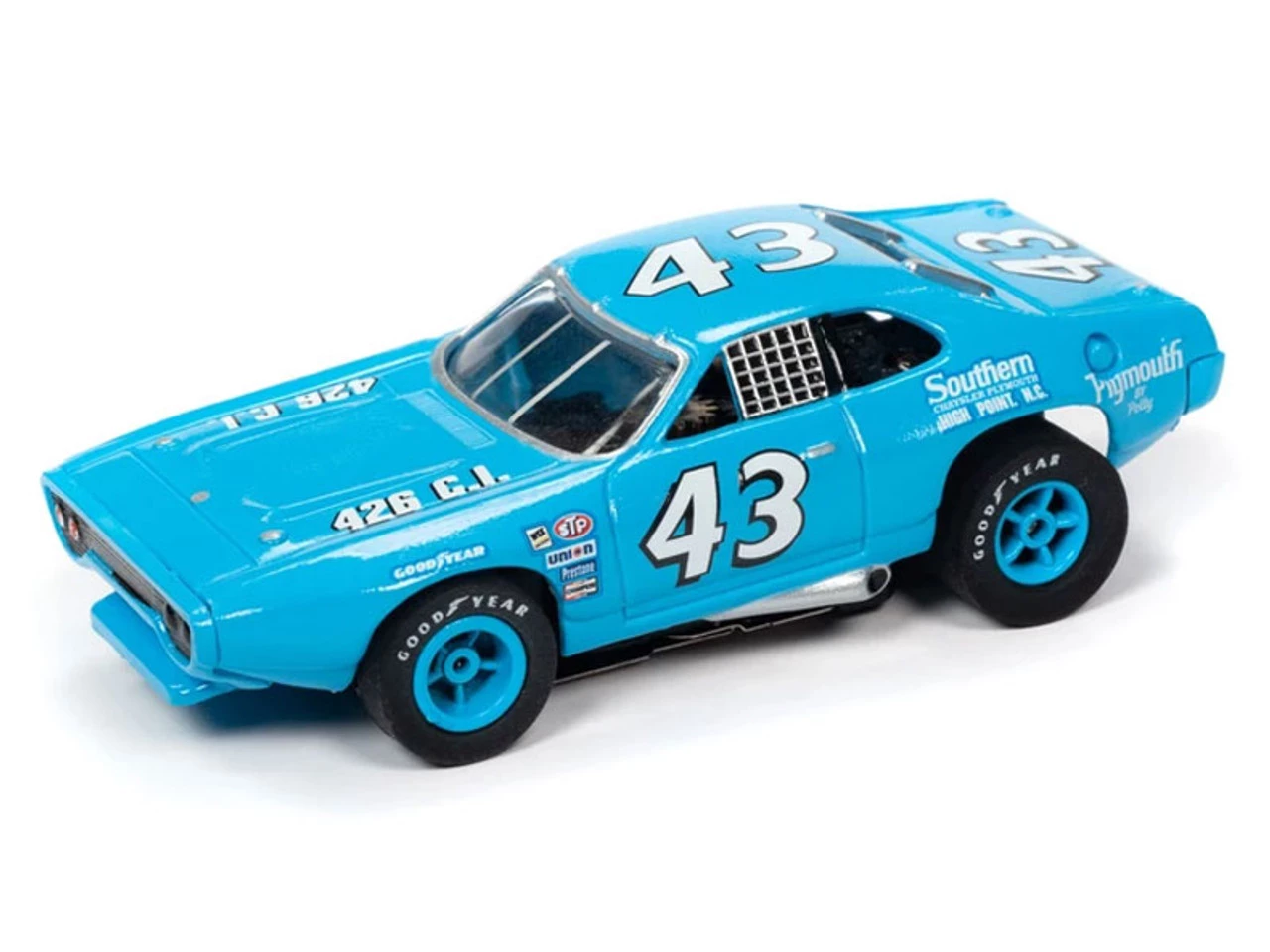Auto World 1971 Plymouth Road Runner Richard Petty Stock Car Legends Xtraction HO Slot Car