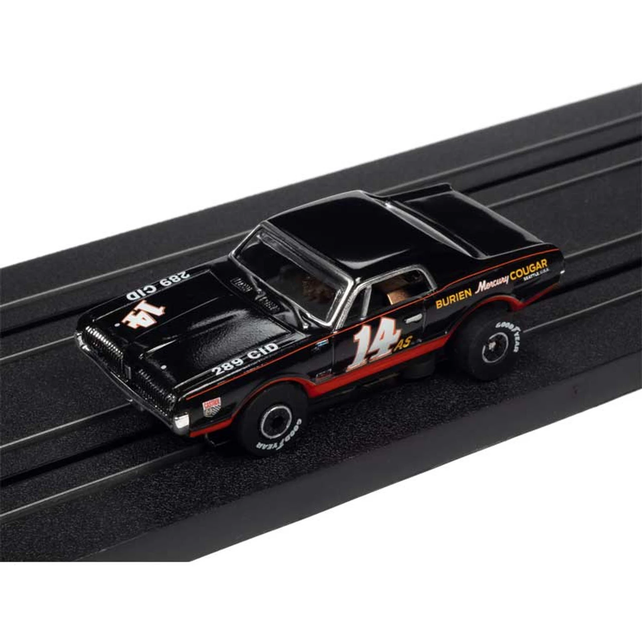 Auto World 1967 Mercury Cougar Trans America Racing Thunderjet HO Slot Car - Image 3