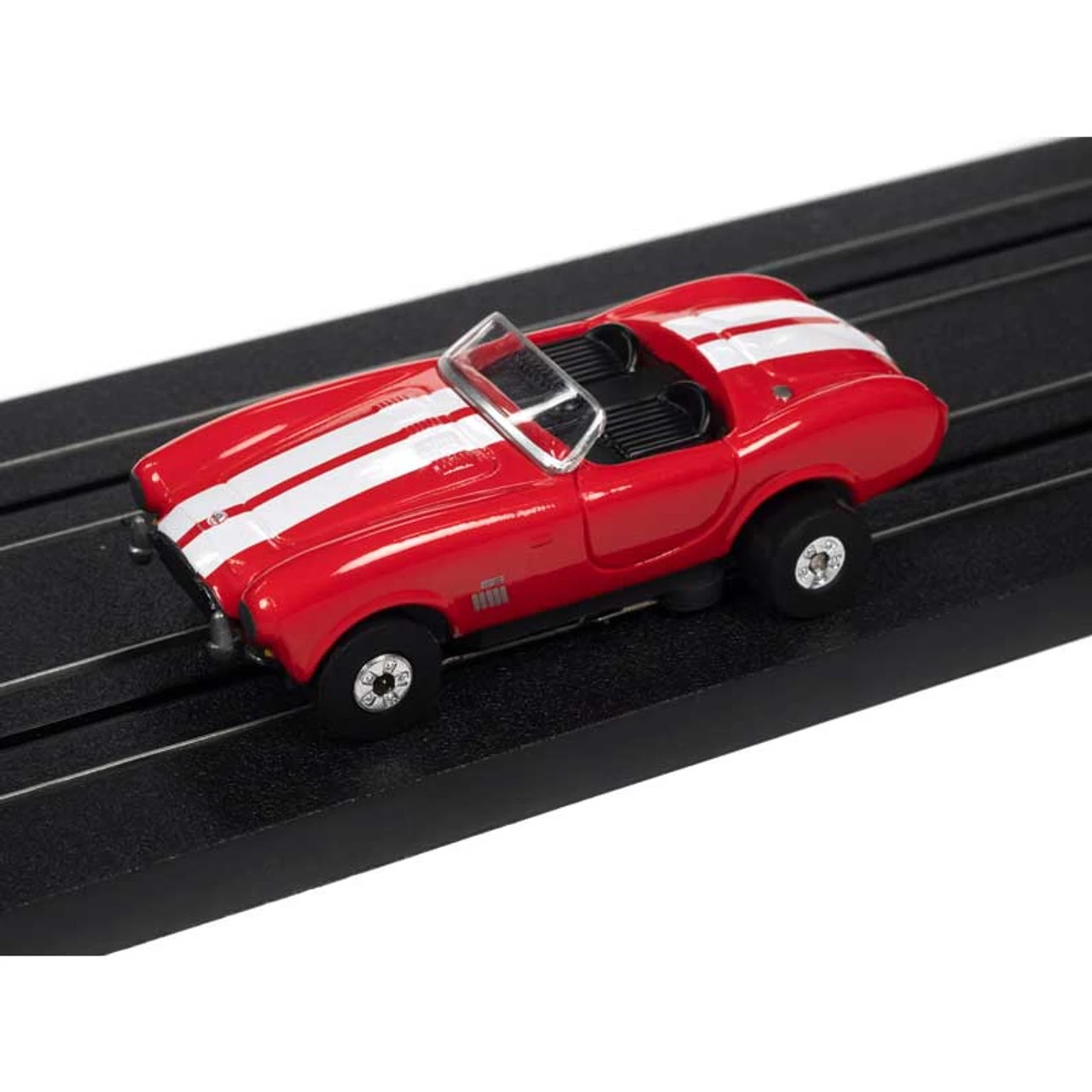 Auto World 1965 Shelby Cobra 427 S/C Roadster Red Thunderjet HO Slot Car - Image 2