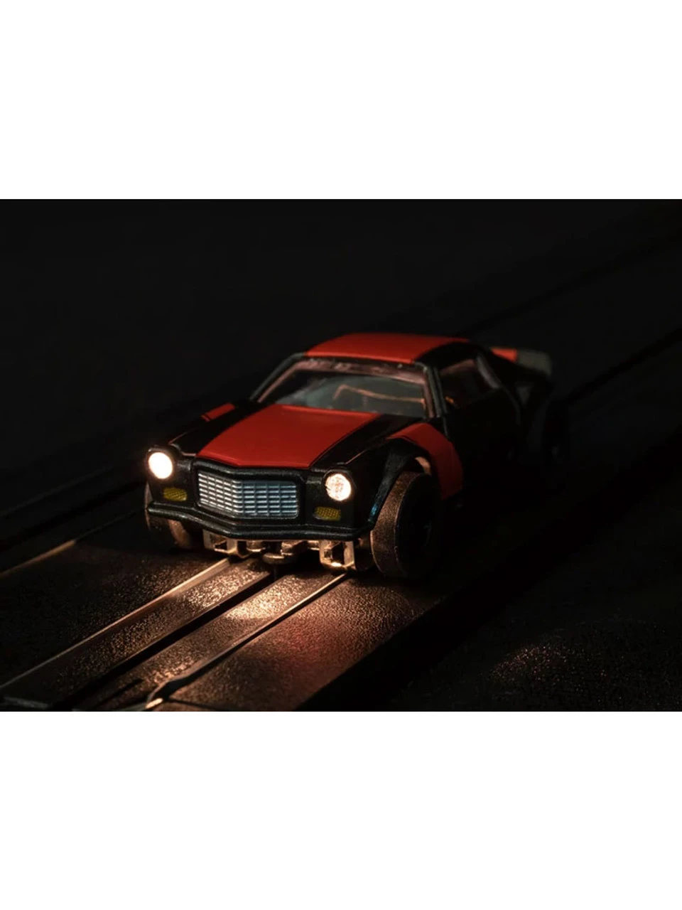 Auto World 1971 Chevrolet Camaro (Orange/Gray) X-Traction Flamethrowers R33 HO Slot Car - Image 4