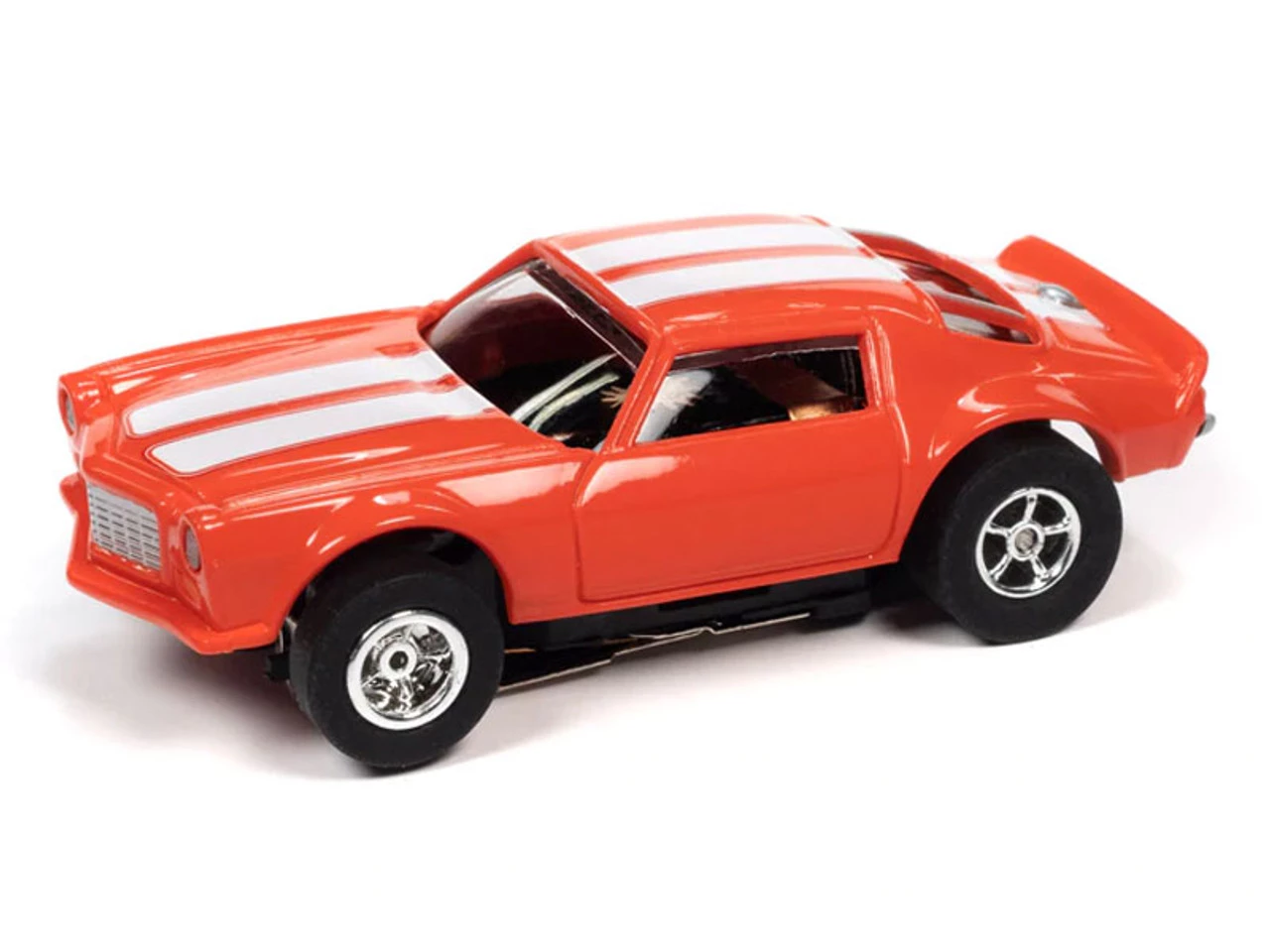 Auto World 1971 Chevrolet Camaro (Orange) X-Traction Flamethrowers R33 HO Slot Car
