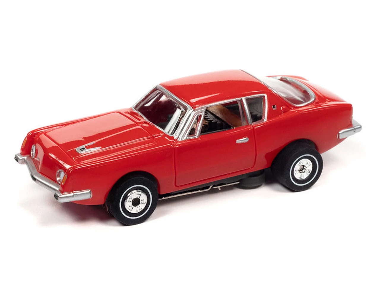 Auto World 1963 Studebaker Avanti (Red) Thunderjet HO Slot Car