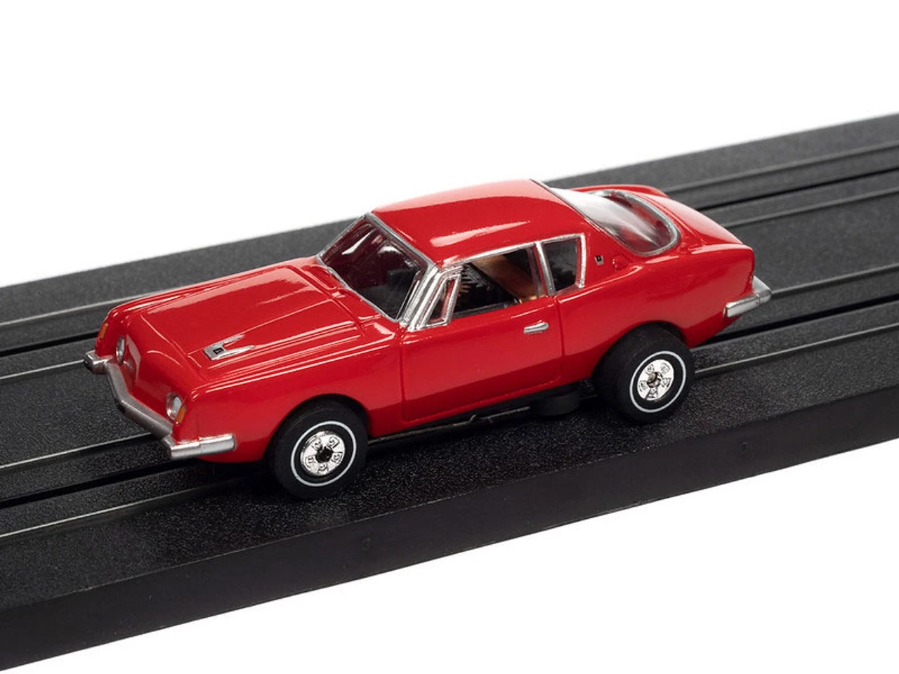 Auto World 1963 Studebaker Avanti (Red) Thunderjet HO Slot Car - Image 2