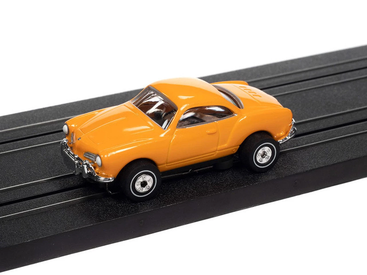 Auto World 1963 Volkswagen Karmann Ghia (Orange) Thunderjet HO Slot Car - Image 2