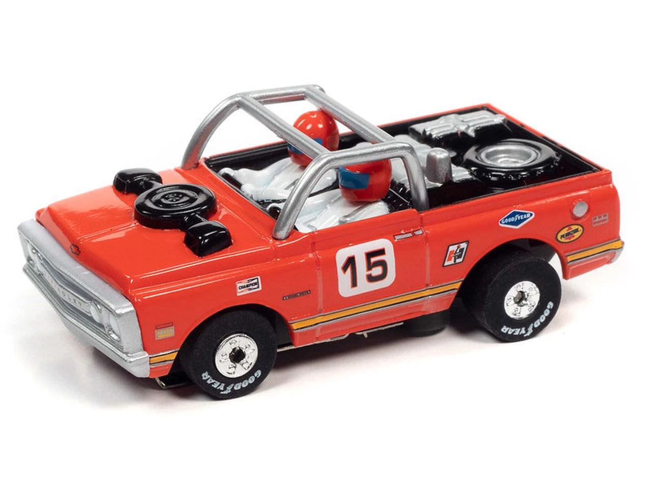 Auto World 1970 Chevrolet Baja Blazer (Red) Thunderjet HO Slot Car