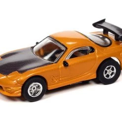 Auto World 1995 Mazda RX-7 (Orange) X-Traction R34 HO Slot Car