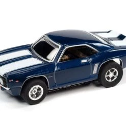 Auto World 1969 Chevrolet Camaro SS (Blue) X-Traction R35 HO Slot Car