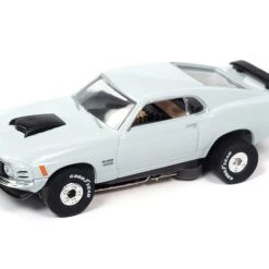 Auto World 1970 Ford Mustang Boss 429 (Blue) Thunderjet HO Slot Car