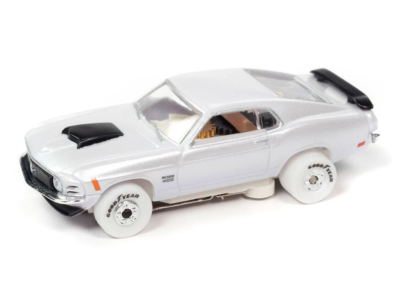 Auto World iWHEELS 1970 Ford Mustang Boss 429 Thunderjet HO Slot Car