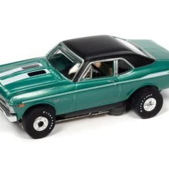 Auto World 1969 Chevrolet Nova S (Green) Thunderjet HO Slot Car