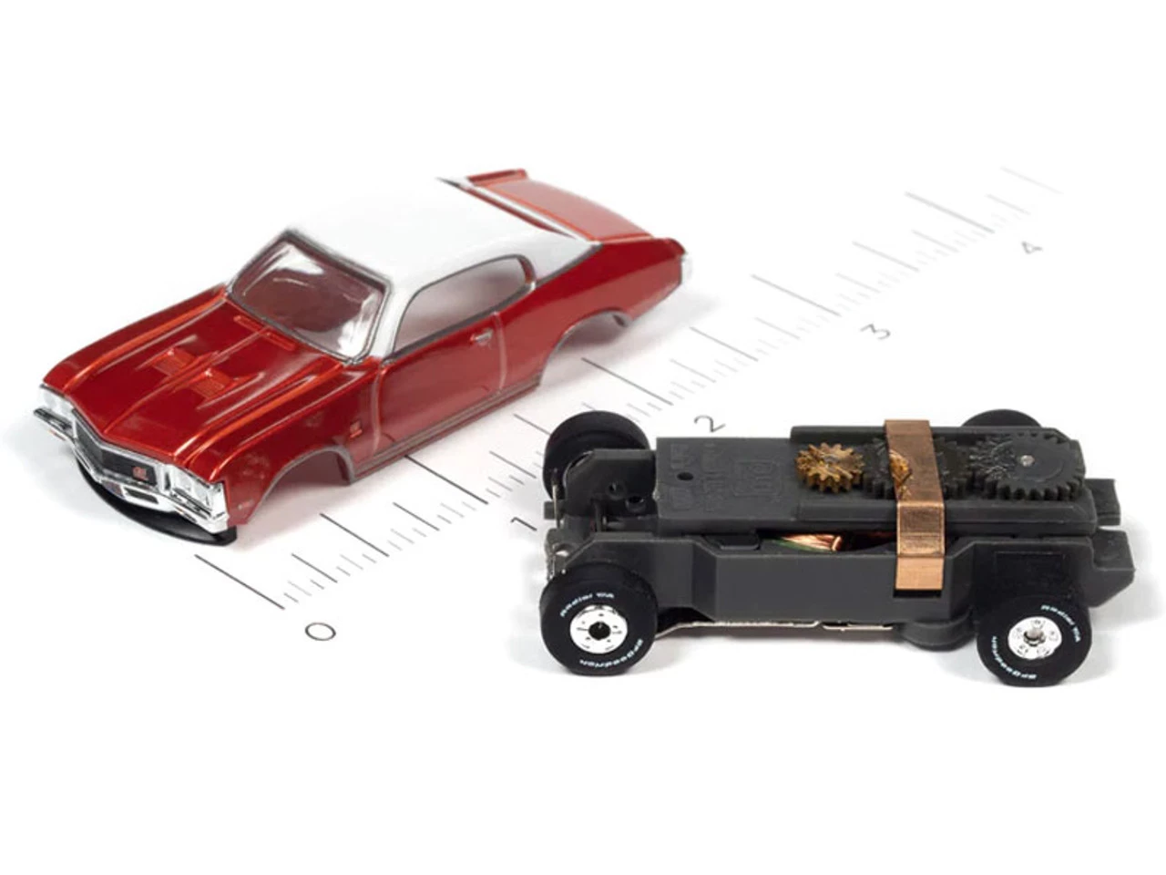 Auto World 1972 Buick GS (Red) Cars N Coffee Thunderjet HO Slot Car - Image 3