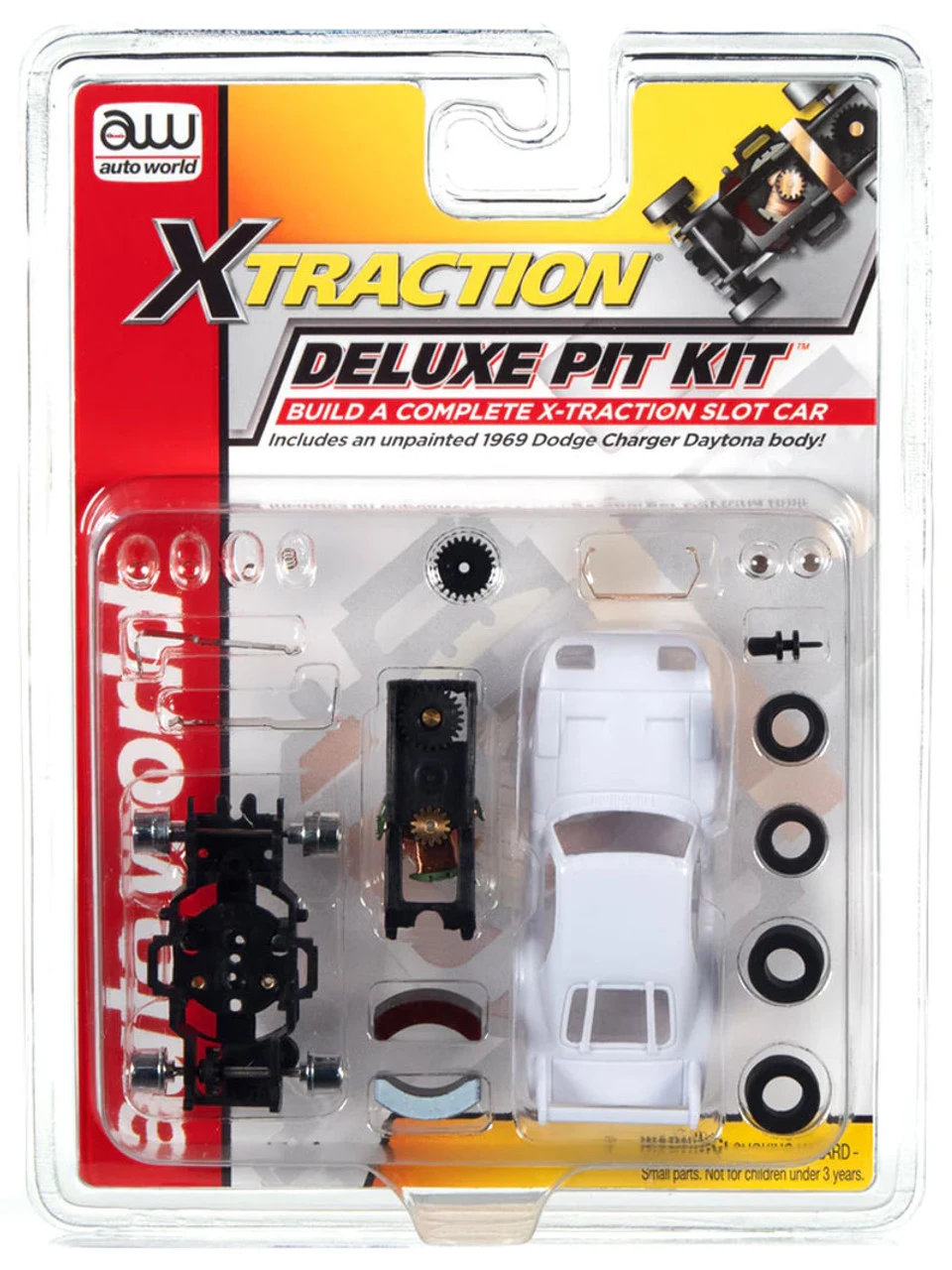 Auto World X-Traction Deluxe Pit Kit (w/1969 Dodge Daytona Body) HO Slot Car
