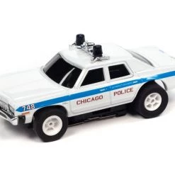 Auto World 1974 Dodge Monoco Chicago Police Blues Brothers X-Traction R36 HO Slot Car
