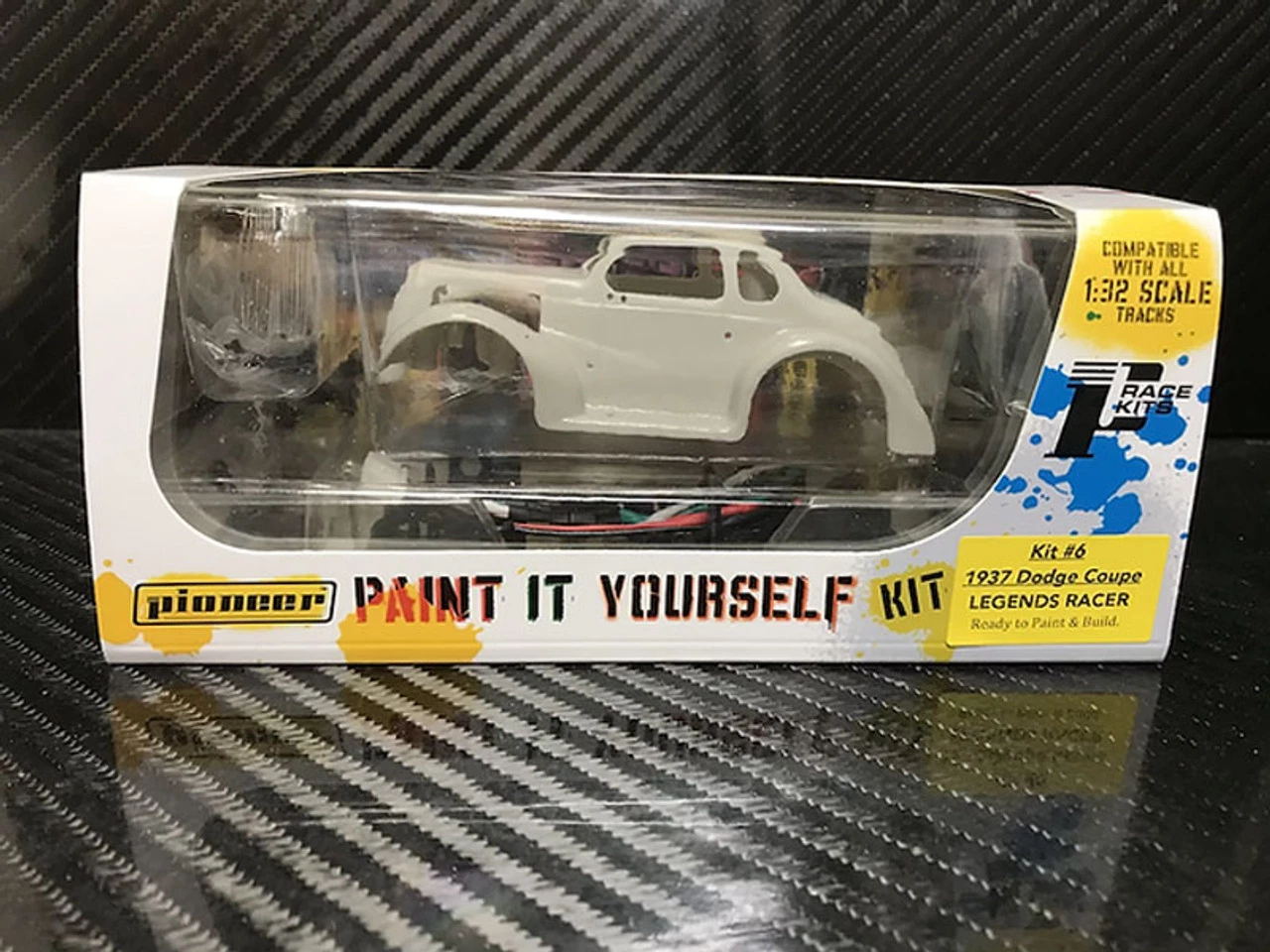 Pioneer ‘37 Dodge Coupe Legends Racer ‘Paint It Yourself’ kit 1/32 Slot Car