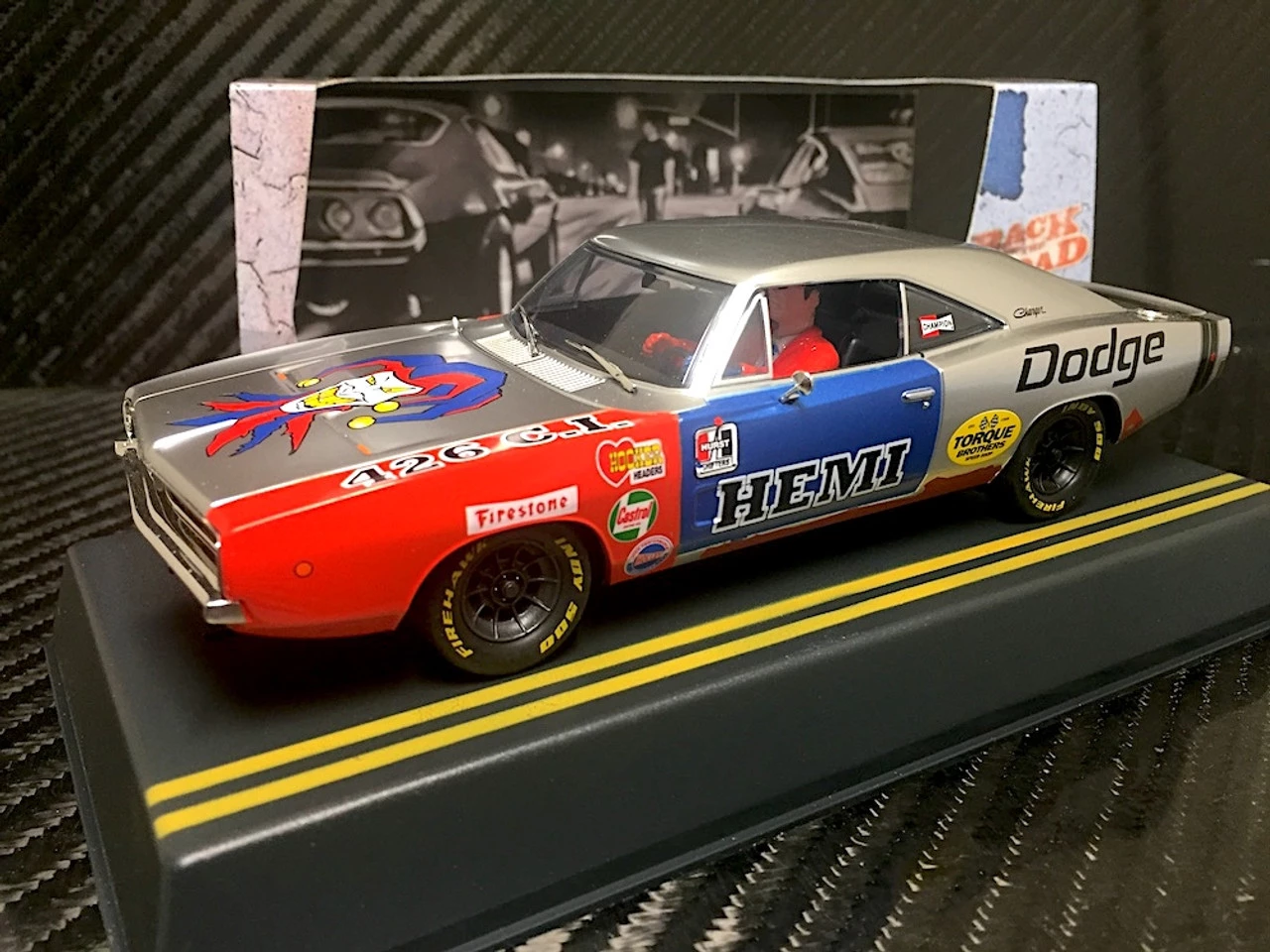 Pioneer The Joker HEMI Charger Street Racer 1/32 Slot Car