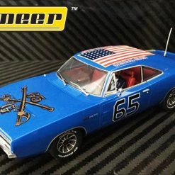 Pioneer General Grant Dodge Charger Crazy Blue 1/32 Slot Car