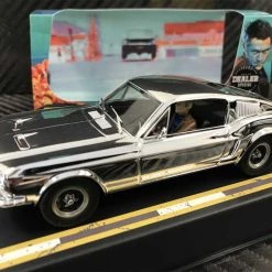 Pioneer 1968 Ford Mustang 390 GT 'Steve McQueen BULLITT' CHROME 1/32 Slot Car - DEALER SPECIAL