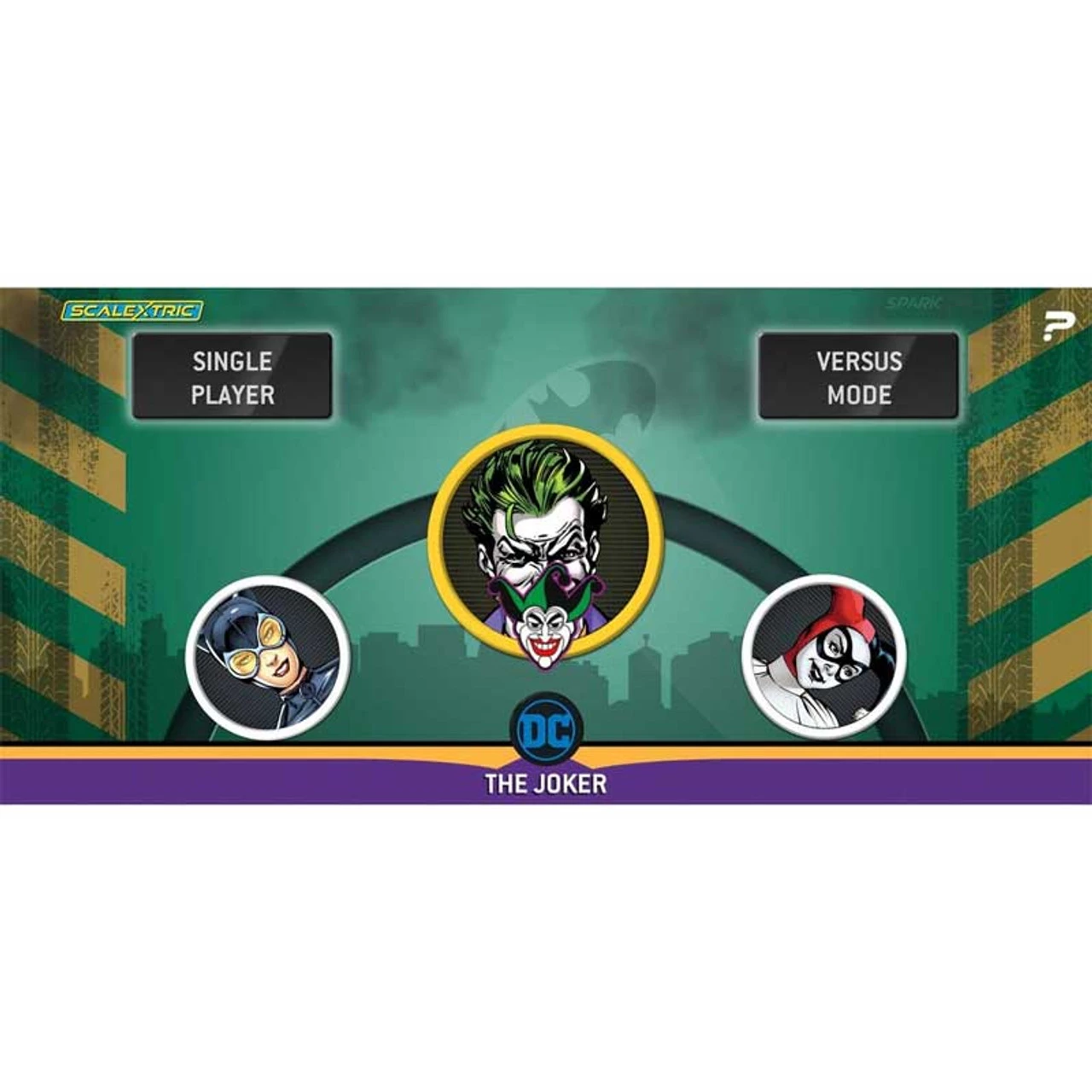 Scalextric Batman vs Joker Spark Plug 1/32 Slot Car Track Set - Image 9