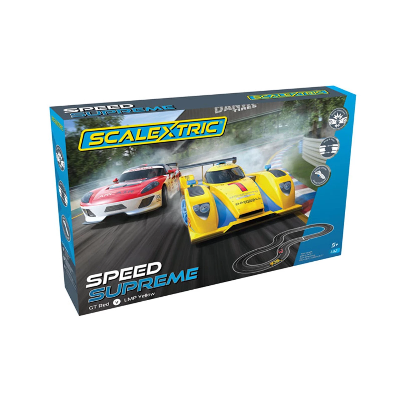 Scalextric Speed Supreme 1/32 Slot Car Track Set