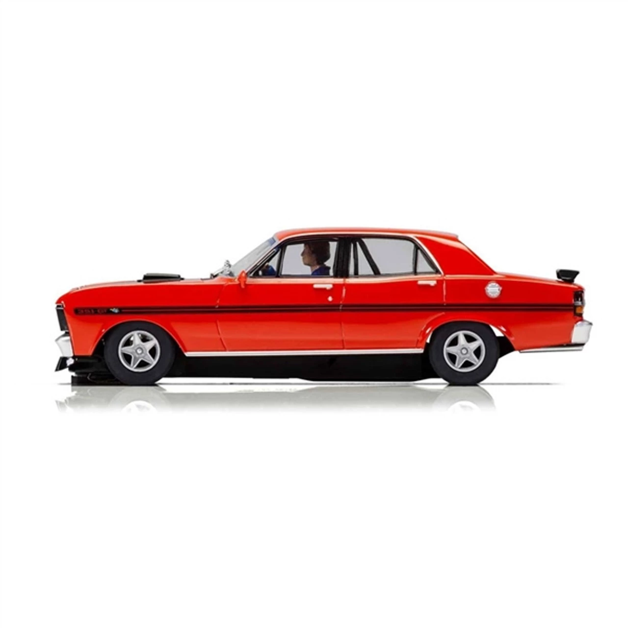Scalextric 1970 Ford Falcon XY Candy Apple Red 1/32 Slot Car - Image 2