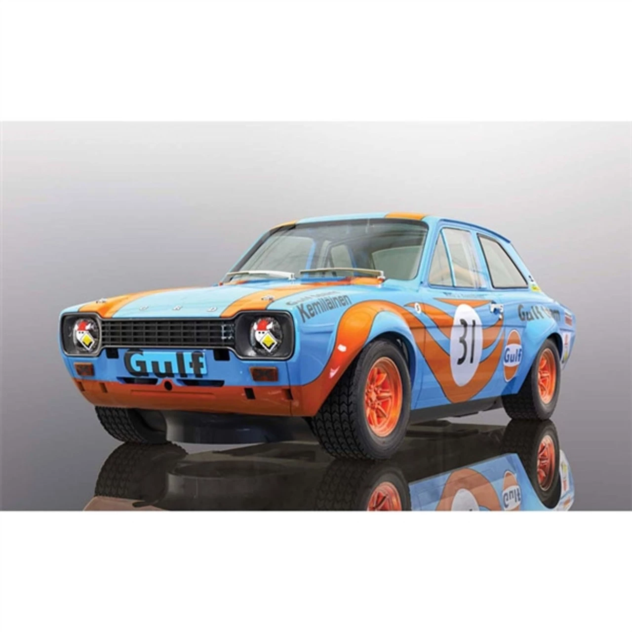 Scalextric Ford Escort Mk1 - Gulf Edition 1/32 Slot Car - Image 3