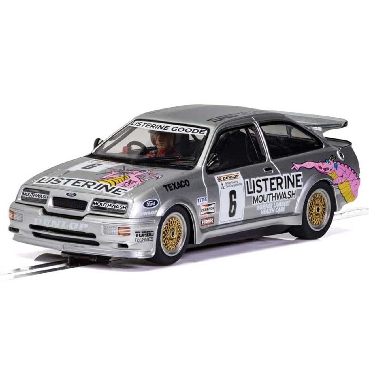 Scalextric Ford Sierra RS500 Graham Goode Listerine 1/32 Slot Car
