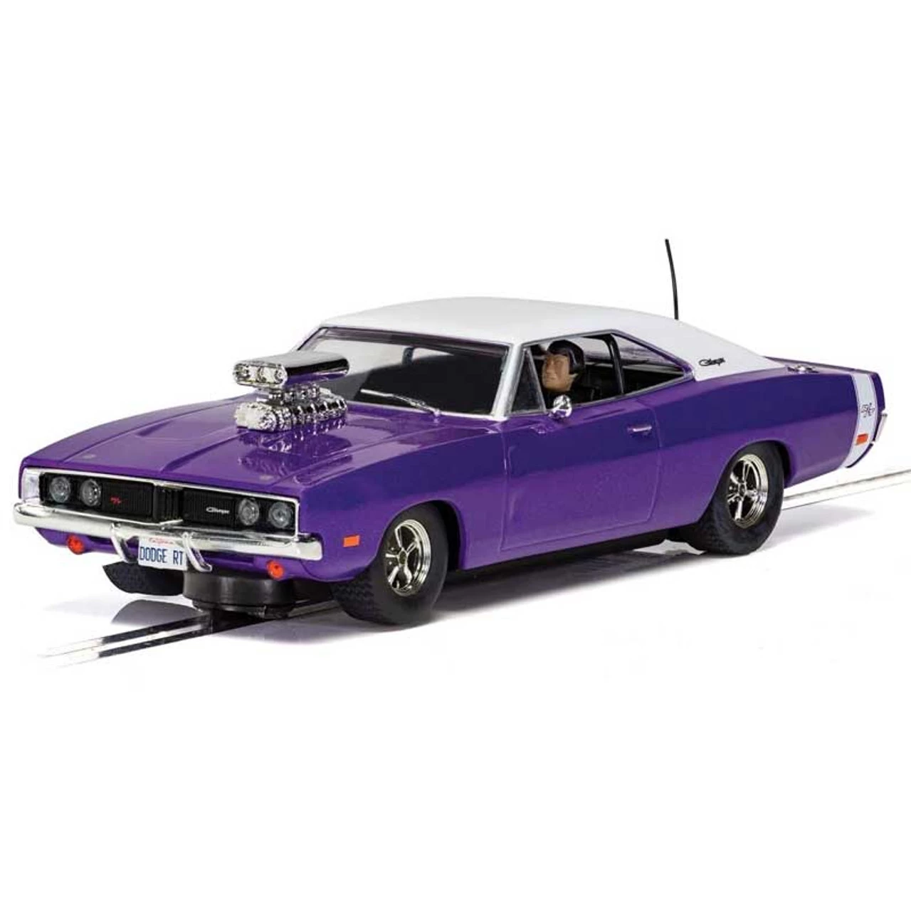 Scalextric Dodge Charger R/T Purple 1/32 Slot Car