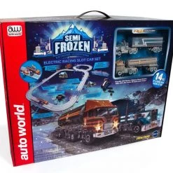 Auto World Semi-Frozen Extreme Conditions 14' HO Slot Car Set